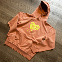 Big Heart - Salmon Hoody - Neon design