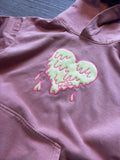 Big Heart - Salmon Hoody - Neon design