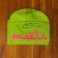 Arabic - Neon Hoody - Pink Design