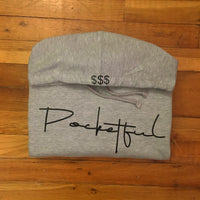 Script - Grey Hoody - Black Design