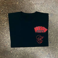 Classic - Black Pocket Tee - Red/ Black Design