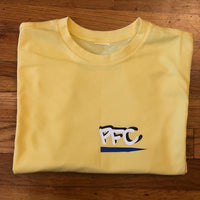 PFC - Yellow T-Shirt - Black/Royal Blue/ White Design