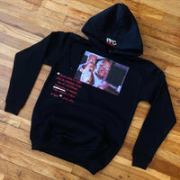 GOAT - Black Hoody - HOV - Red/ White Design