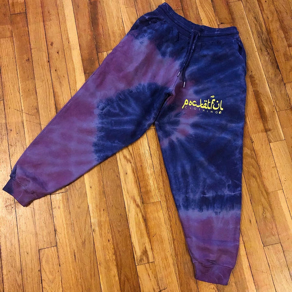 Arabic - Tie Dye (Purple/ Blue) Sweats - Neon Design