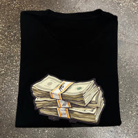 Money Stack - Black T-Shirt