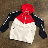 PF Bones WindBreaker - Blue/White/Red Zip Hoody