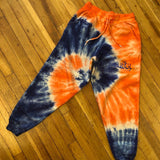 Arabic - Tie Dye (Blue/ Orange/ White) Sweatsuit - Blue Design