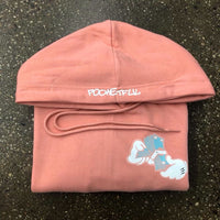 Money Hands - Pink Hoody - Pink/ Sky Blue Design