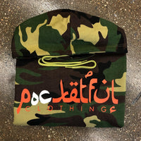 Arabic - Camo Hoody - Orange/White Design