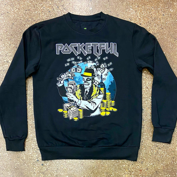 PF Maiden - Black Crewneck - Black Design