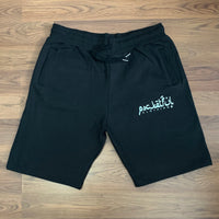 Arabic - Black Shorts - White Design