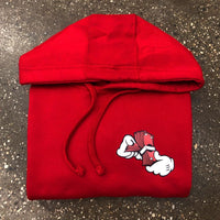 Money Hands - Red Hoody - Red/ White/ Black Design