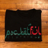 Arabic - Red T-Shirt - Green/Red Design