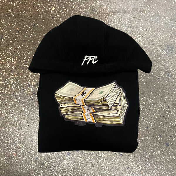 Money Stack - Black Hoody