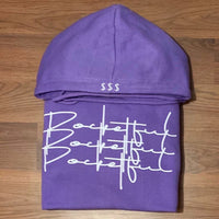 Script 3x - Lavender Hoody - White Design