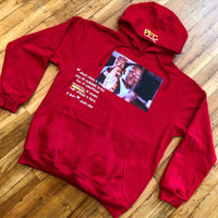 GOAT - Red Hoody - HOV - White/ Neon Design