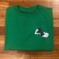 Money Hands - Green T-Shirt - Green/ Brown/ White Design