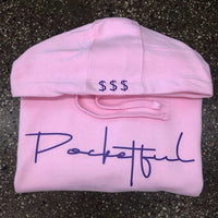 Script - Pink Hoody - Purple Design