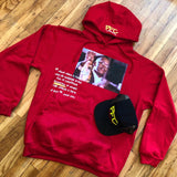 GOAT - Red Hoody - HOV - White/ Neon Design