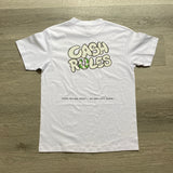 Cash Rules - White T-Shirt - White/ Black Design