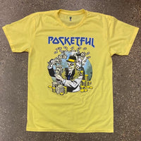 PF Maiden - Yellow T-Shirt - Blue Design