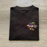 Splash - Black T-Shirt - White Design