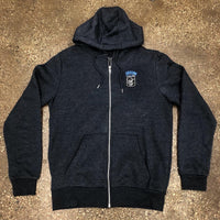 Money Patch - CharCoal Blue Hoody - Blue Design