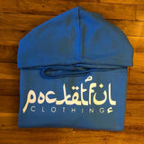 Arabic - Sky Blue Sweatsuit - White Design