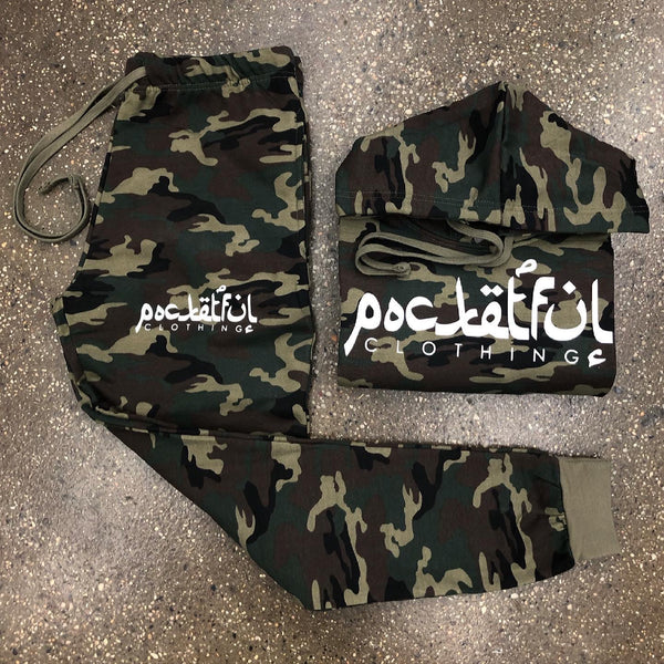 Arabic - Camo Sweatsuit - White Design