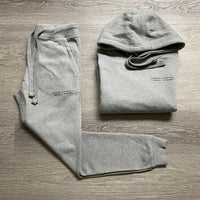 Cash Rules - Grey Sweatsuit - Black Design