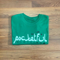 Arabic - Green T-Shirt - White/ Black Design