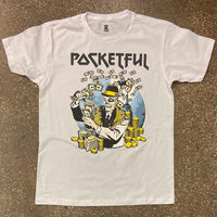 PF Maiden - White T-Shirt - Black Design