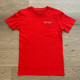 Cash Rules - Red T-Shirt - White Design