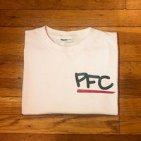 PFC - White T-Shirt - Black/ Red Design