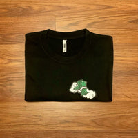 Money Hands - Black T-Shirt - Green/ White Design