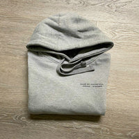 Cash Rules - Grey Hoody - Black Design