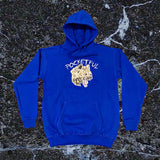 Hyena - Royal Blue Hoody - White Design