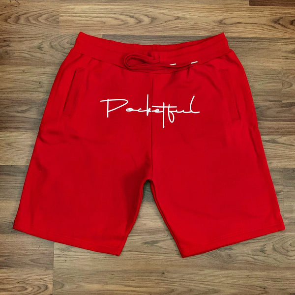 Script - Red Shorts - White Design