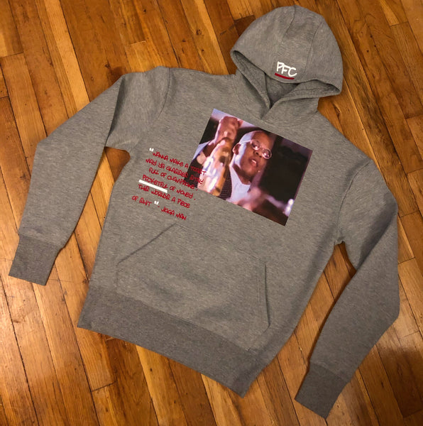 GOAT - Grey Hoody - HOV - Red/ White Design